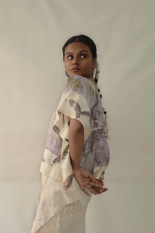 Lilac Road IV | Silk Crop Kaftan