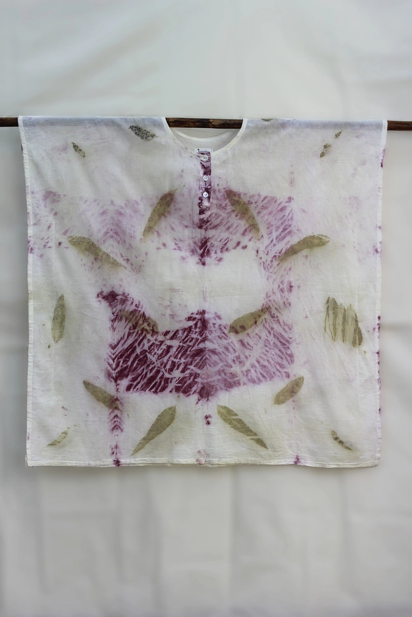 Neeli Gulmohar I | Cotton Kaftan