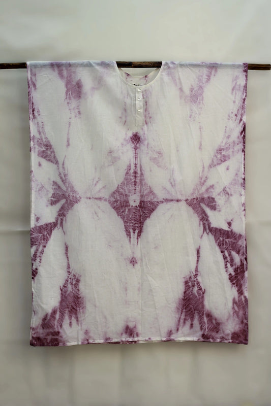 Neeli Gulmohar II | Cotton Kaftan